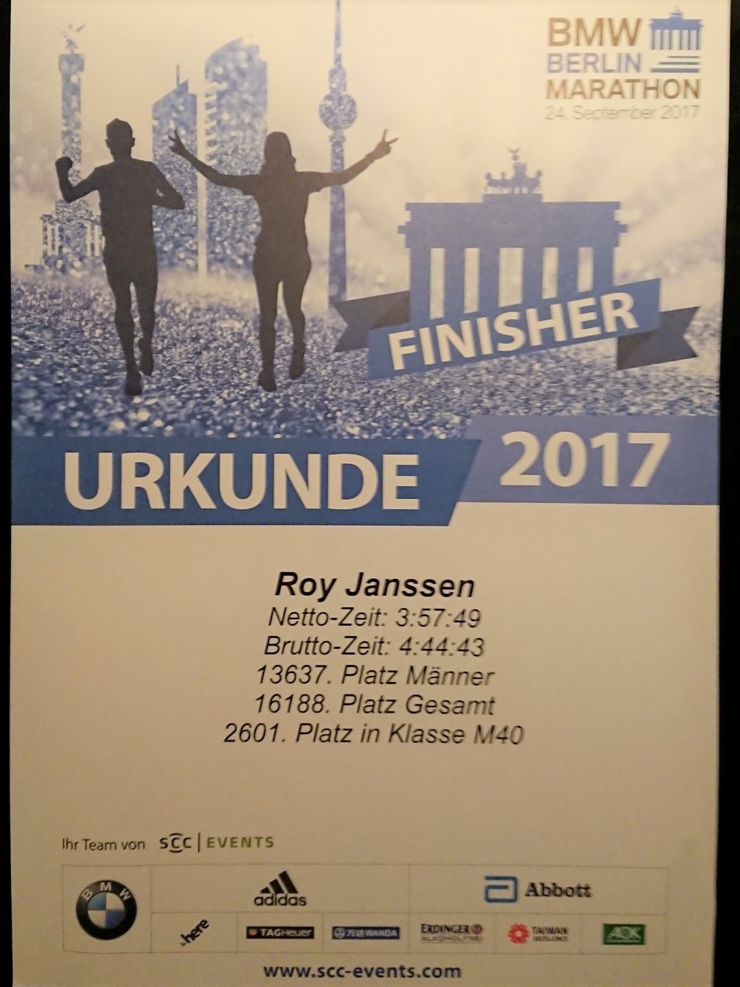 Certificaat Roy