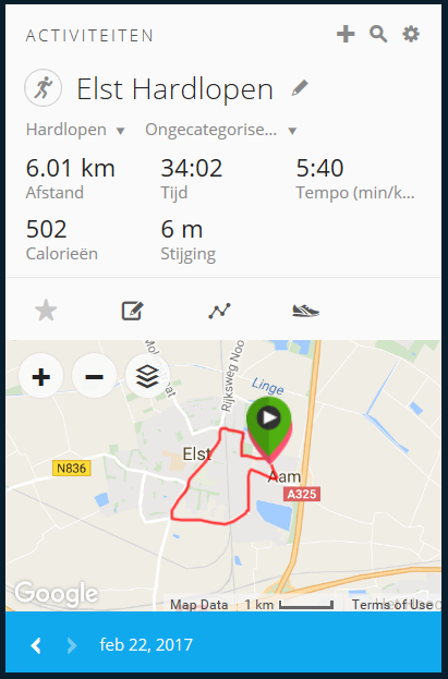 Run resultaten