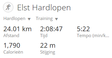 Run resultaat