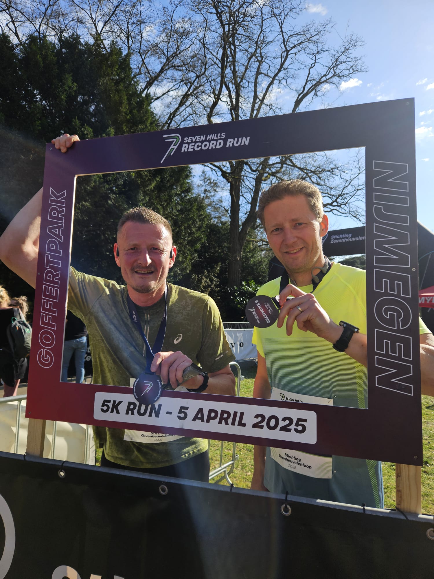 Vlak na Danny zijn finish